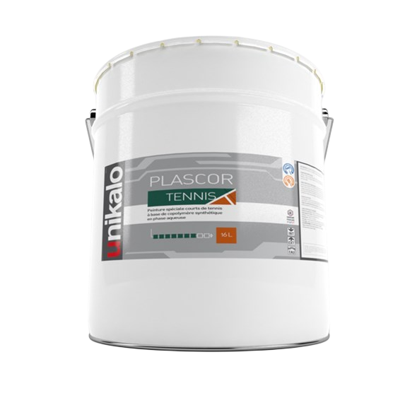 Peinture terrain tennis Unikalo Plascor Tennis
