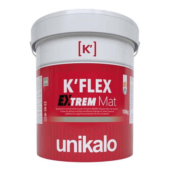 Revêtement imperméable façade Unikalo K’Flex Extrem Mat