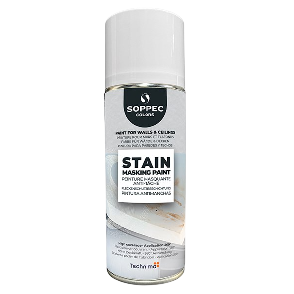 Peinture spray anti tache Soppec murs plafonds