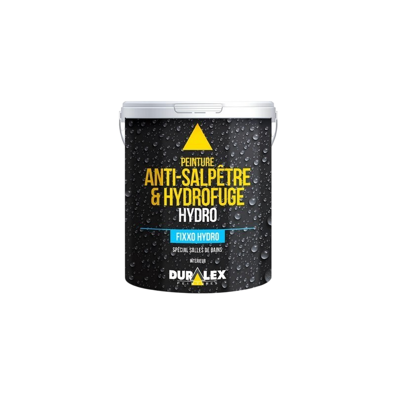 Pot de peinture technique Duralex Fixxo Hydro anti-salpêtre et hydrofuge.
