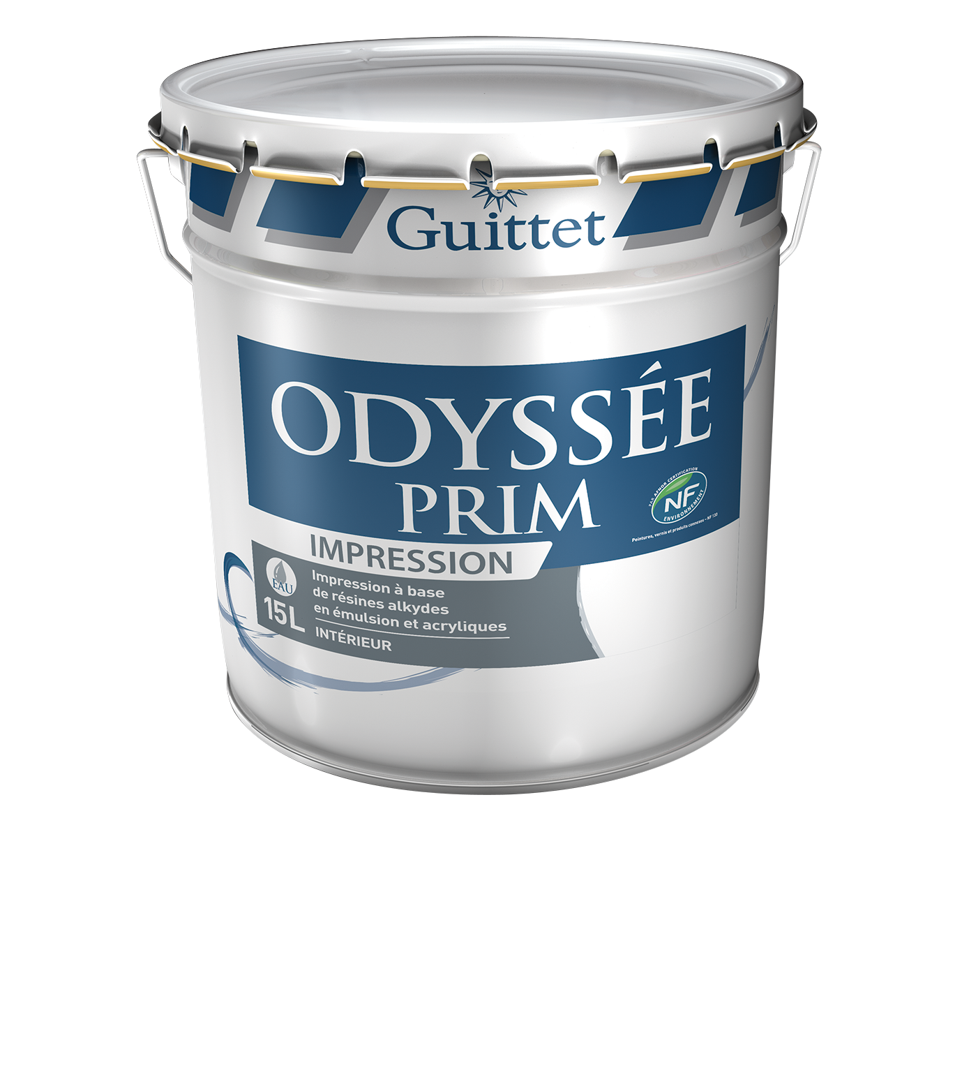 Pot de peinture d'impression Guittet Odyssée Prim 15 Litres.