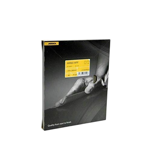 Pochette de feuilles abrasives à l'eau Mirka WPF Waterproof.