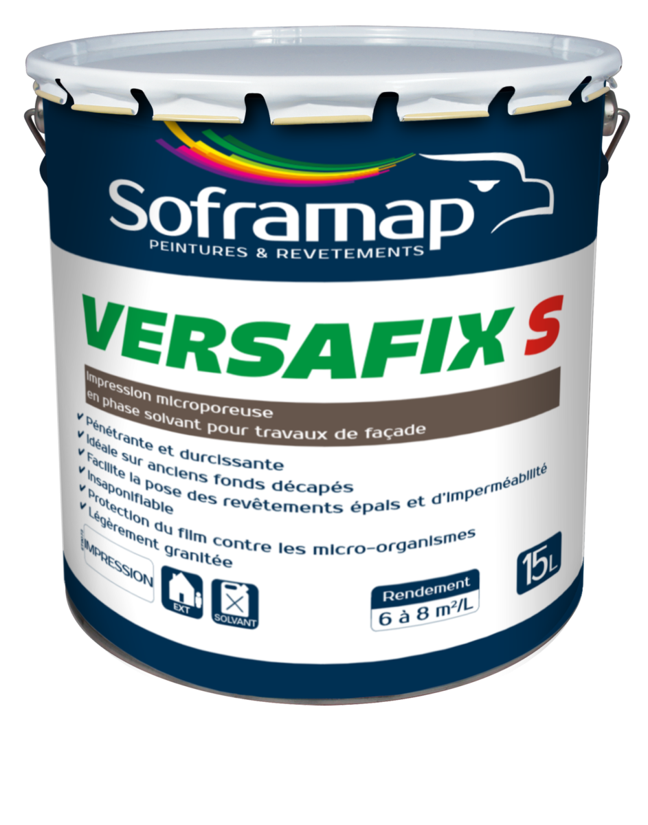 Pot de 15 litres d'impression microporeuse solvantée Soframap Versafix S.
